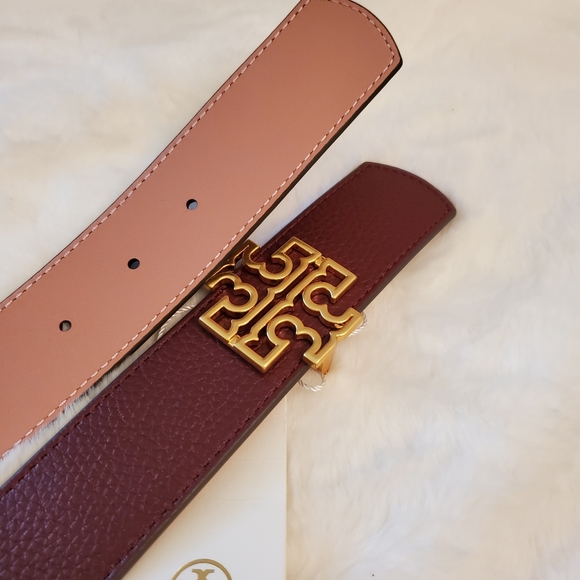 Tory Burch Accessories - TORY BURCH BRAND NEW! AUTHENTIC TORY BURCH Reversible Britten Logo Belt